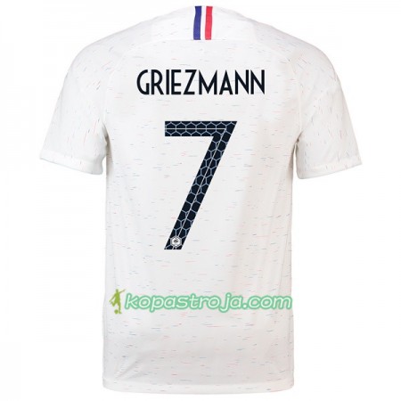 Billiga Fotbollströjor Frankrike Griezmann 7 VM 2018 Borta tröja